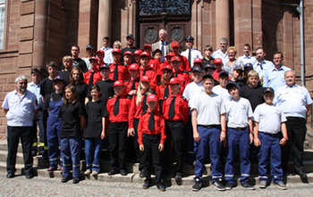 Jugendfeuerwehr Bochnia im Landratsamt