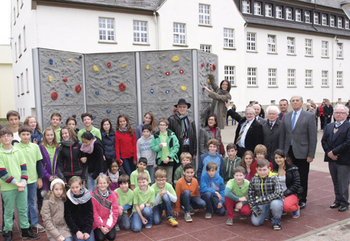 Kletterwand am JKG-Lebach eingeweiht Kletterwand am JKG-Lebach eingeweiht