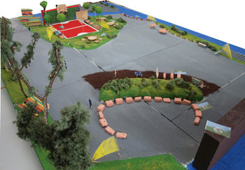 Modell Schulhofgestaltung GS Differten Modell Schulhofgestaltung GS Differten