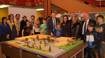 Schulhofmodell der Schule an der Waldwies Schulhofmodell der Schule an der Waldwies