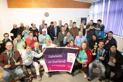 2025_Landrat beglückwünscht AWO-Athletinnen und Athleten zu großem Erfolg bei Special Olympics-Landesspielen