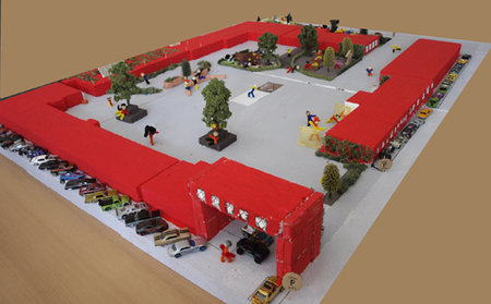 Modell Blühender Schulhof RSG Saarlouis