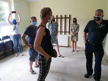 Hilfstransport Bochnia_Besuch am Ort des Hochwassers Hilfstransport Bochnia_Besuch am Ort des Hochwassers