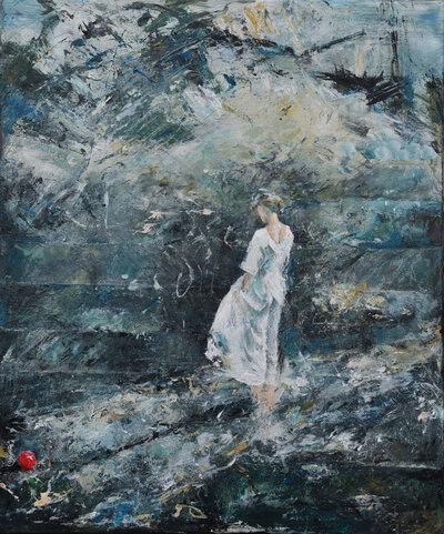 mechthild_reuter-thielen_Der-rote-Ball_60x50 Kopie